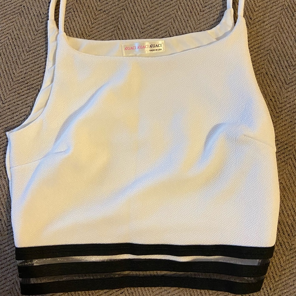 White Crop Top